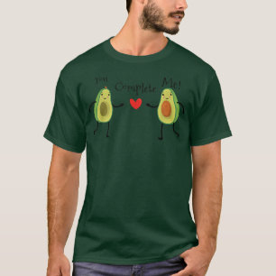Complete Me Cute Avocado Hearts Day Valentines Day T-Shirt