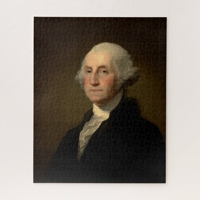 Completed Anthaeneum George Washington, Gilbert St Jigsaw Puzzle (Vertical)