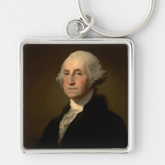 Completed Anthaeneum George Washington, Stuart Key Ring (Front)