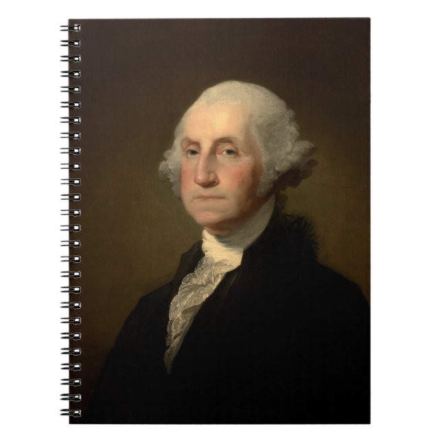 Completed Anthaeneum George Washington, Stuart Notebook (Front)