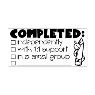 Completed Stamp - Teacher Stamp