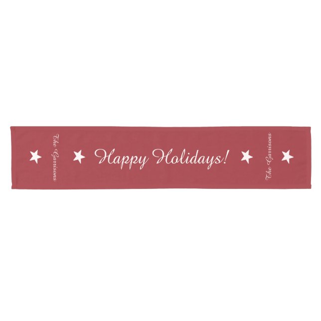 Completely customisable Holidays table runners (Horizontal)