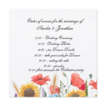 Completely Customisable Program/ Order of servie