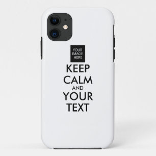 Completely Personalised KEEP CALM and YOUR TEXT Case-Mate iPhone Case