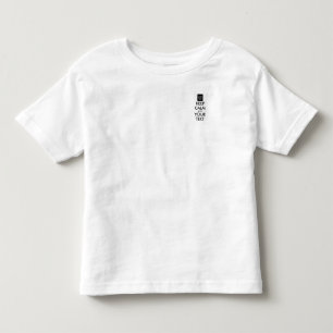 Completely Personalised KEEP CALM and YOUR TEXT Toddler T-Shirt
