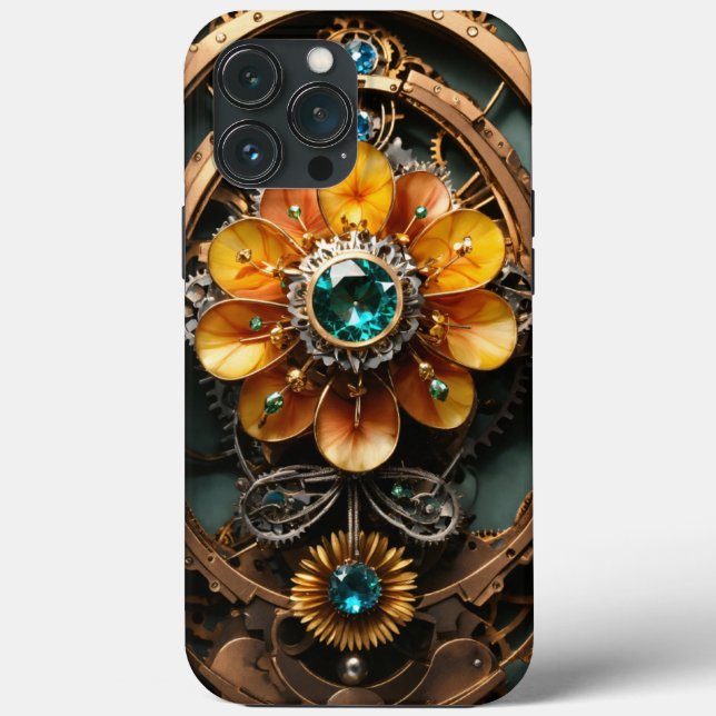 complex multi-layer metal mechanical steampunk  Case-Mate iPhone case (Back)