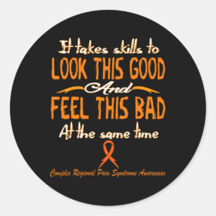 Complex Regional Pain Syndrome Awareness 3  Classic Round Sticker