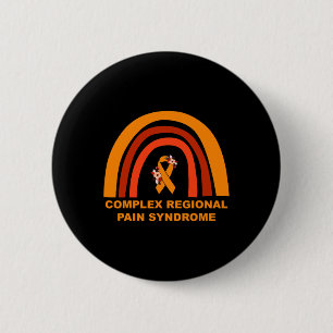 Complex Regional Pain Syndrome Awareness CRPS Oran 6 Cm Round Badge