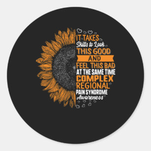 Complex Regional Pain Syndrome Awareness Crps Supp Classic Round Sticker