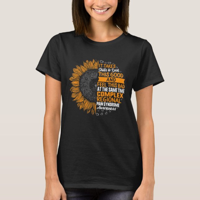 Complex Regional Pain Syndrome Awareness Crps Supp T-Shirt (Front)