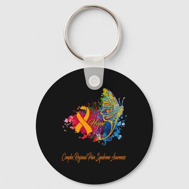 Complex Regional Pain Syndrome Awareness  Key Ring (Front)