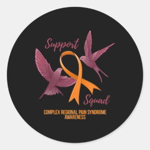Complex Regional Pain Syndrome Awareness Support S Classic Round Sticker