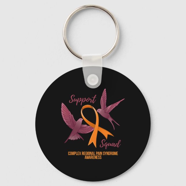 Complex Regional Pain Syndrome Awareness Support S Key Ring (Front)