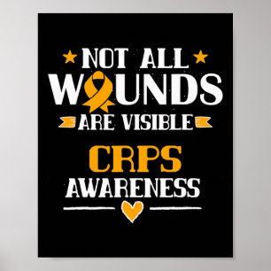 Complex Regional Pain Syndrome Awareness Tee  Poster