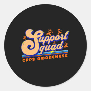 Complex Regional Pain Syndrome Support Squad Aware Classic Round Sticker