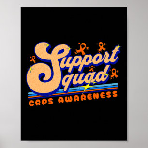 Complex Regional Pain Syndrome Support Squad Aware Poster