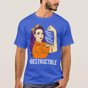 Complex Regional Pain Syndrome Warrior Indestructi T-Shirt