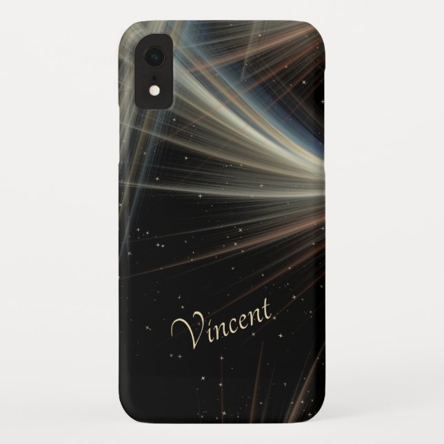 Complications in the Sky Personalised Script Case-Mate iPhone Case (Back)