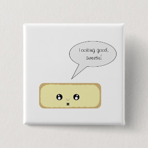 Complimentary Doughnut Button