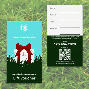 Complimentary Lawn Service Gift Voucher Card