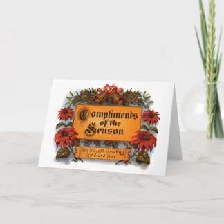 Compliments of the Season Card