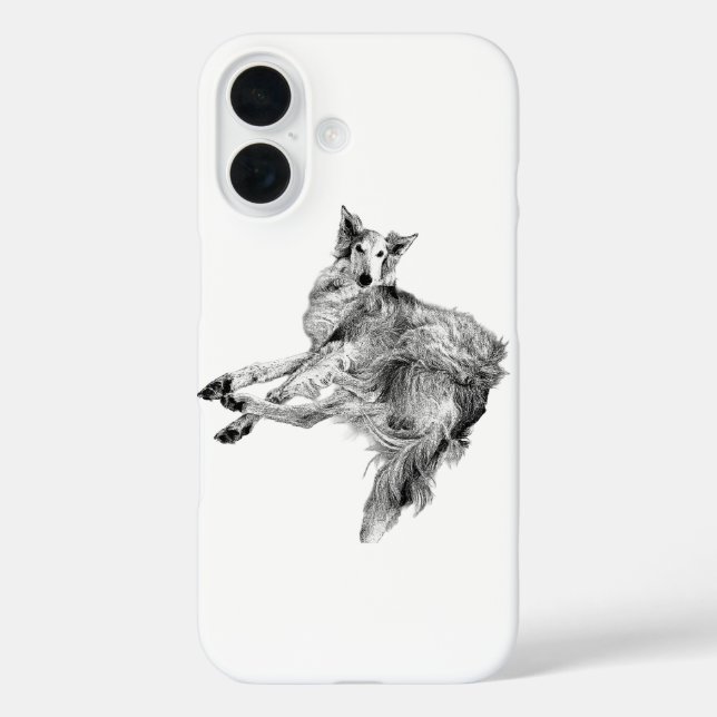 Composed in Motion – Silken Windhound Case-Mate iPhone Case (Back)