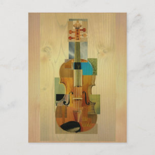 Composed Violin Postcard