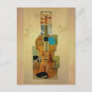 Composed Violin Postcard