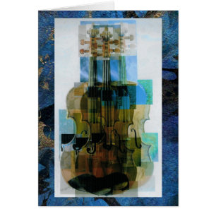 Composed Violin Triple Overlay