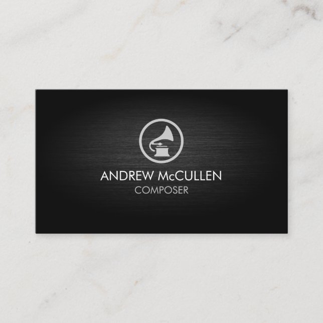 Composer Arranger Music Musician Business Card (Front)