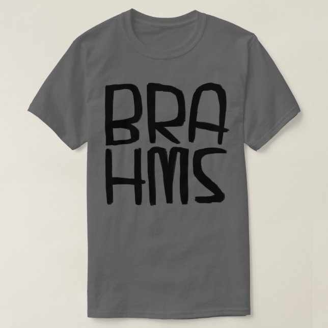 Composer Brahms T-Shirt (Design Front)