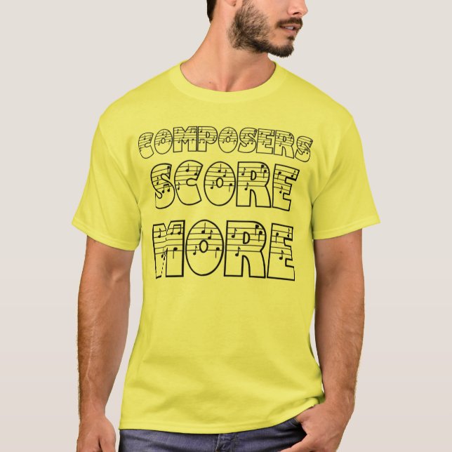 Composers Score More T-Shirt (Front)