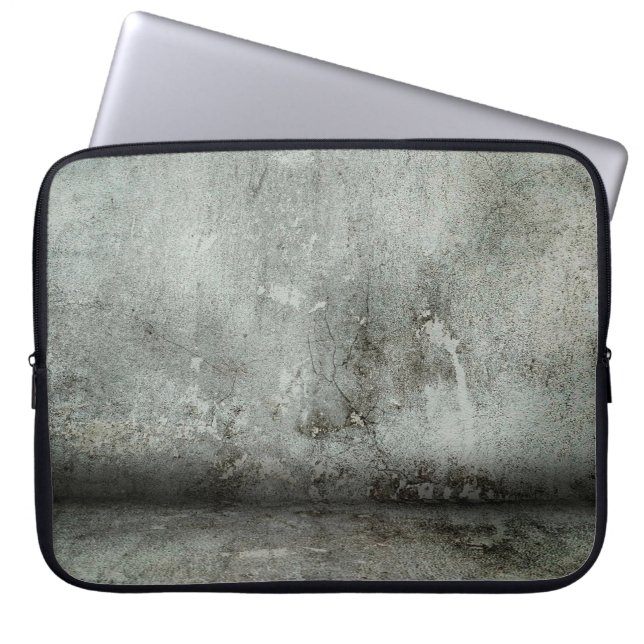 Composing concrete wall wall laptop sleeve (Front)