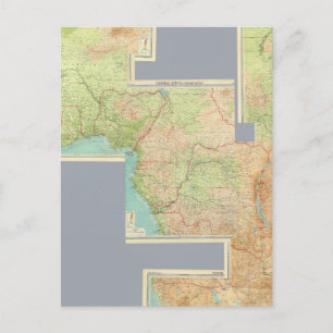 Composite Africa Postcard