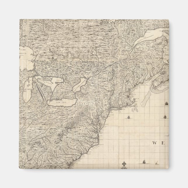 Composite British Empire in America Magnet (Front)