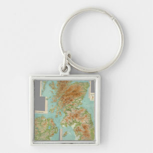 Composite British Isles Key Ring