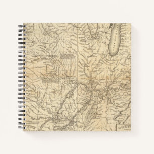 Composite Country drained by the Mississippi 2 Notebook