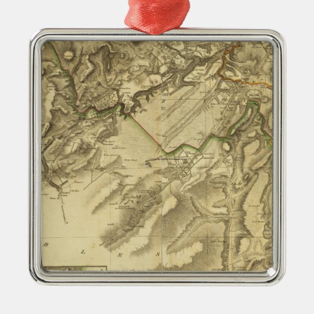 Composite Edinburgh Shire Metal Tree Decoration (Front)