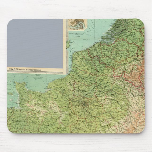 Composite France, Belgium, Holland Mouse Pad (Front)