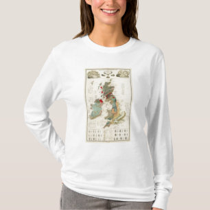 Composite Geological, palaeontological map T-Shirt