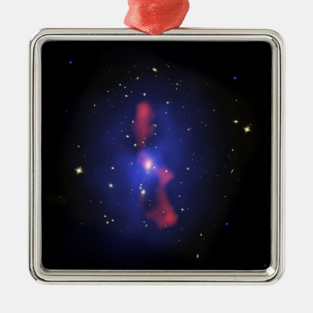 Composite image of a galaxy cluster metal tree decoration (Front)