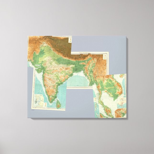 Composite India 2 Canvas Print (Front)