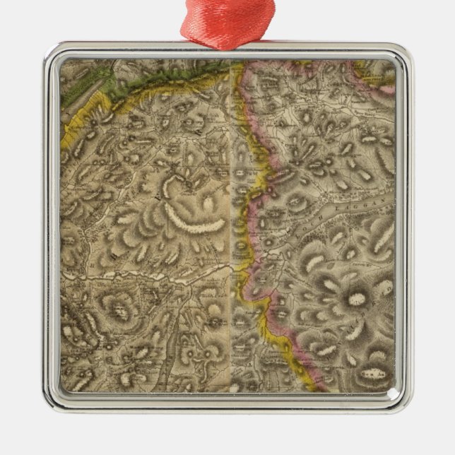 Composite Inverness Shire 2 Metal Tree Decoration (Front)