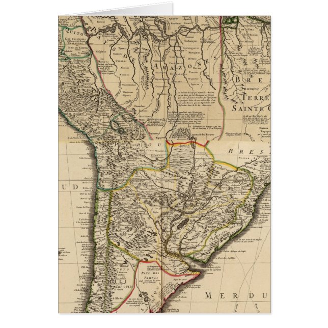 Composite map of South America (Front)