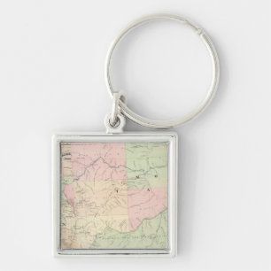 Composite Montana, Idaho Key Ring