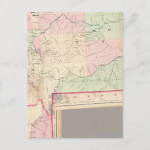 Composite Montana, Idaho Postcard