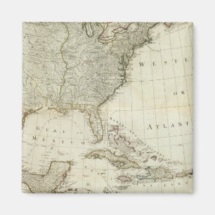 Composite North America, West India Islands Magnet