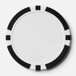 Composite Poker Chips, Black Striped Edge Chips