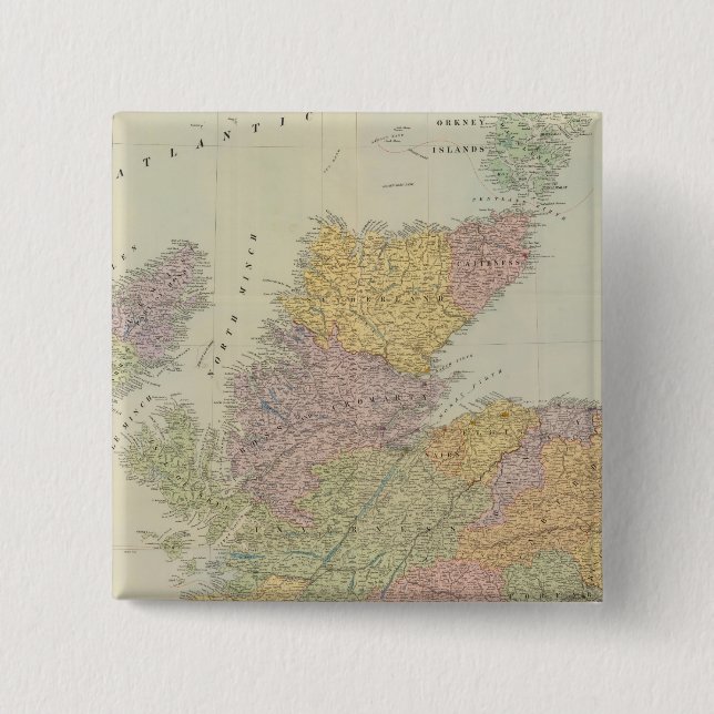 Composite Scotland 15 Cm Square Badge (Front)