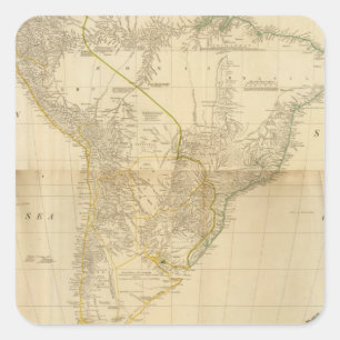 Composite South America 2 Square Sticker